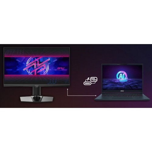 Уцінка монітор MSI 24.1" MPG 242R X60N Black (Розкрита упаковка, 869833) купити в Україні: Київ, Львів, Хмельницький, Тернопіль, Івано-Франківськ | Низька ціна, відгуки, характеристики від TELEMART фото