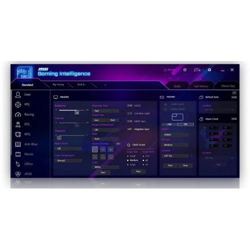 Уцінка монітор MSI 24.1" MPG 242R X60N Black (Розкрита упаковка, 869833) купити в Україні: Київ, Львів, Хмельницький, Тернопіль, Івано-Франківськ | Низька ціна, відгуки, характеристики від TELEMART фото