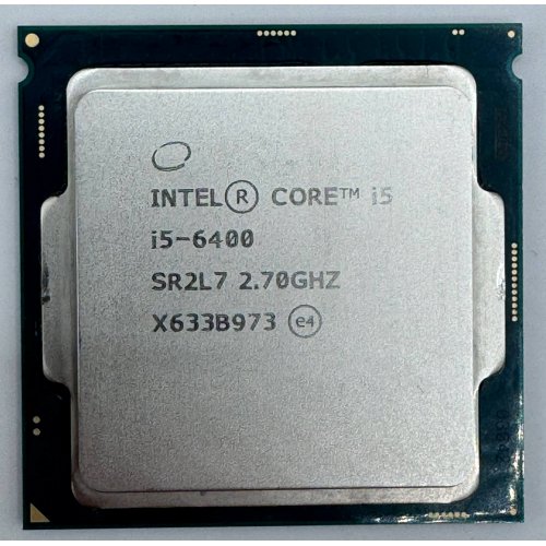 Процесор Intel Core i5-6400 2.7(3.3)GHz 6MB s1151 Tray (CM8066201920506) (Відновлено продавцем, 869892) купити в Україні: Київ, Львів, Хмельницький, Тернопіль, Івано-Франківськ | Перевірка сумісності, низька ціна, відгуки, характеристики від TELEMART фото