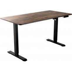 Компьютерный стол с электрорегулировкой высоты Sihoo D03 140 (D03-104/D03-108) Walnut/Black