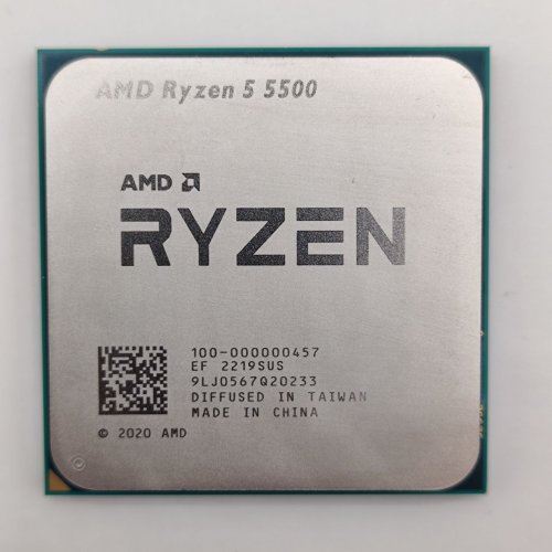 Процессор AMD Ryzen 5 5500 3.6(4.2)GHz 16MB sAM4 Tray (100-000000457) (Восстановлено продавцом, 869942) купить в Украине: Киев, Днепр, Харьков, Одесса  | Проверка совместимости, низкая цена, отзывы, характеристики от TELEMART фото