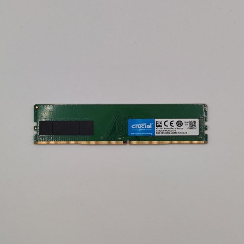 Озп Crucial DDR4 8GB 2666Mhz (CT8G4DFRA266) (Відновлено продавцем, 869952) купити в Україні: Київ, Львів, Хмельницький, Тернопіль, Івано-Франківськ | Перевірка сумісності, низька ціна, відгуки, характеристики від TELEMART фото