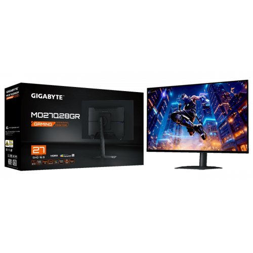 Монитор Gigabyte 27" MO27Q28GR Black купить в Украине: Киев, Днепр, Харьков, Одесса  | Низкая цена, отзывы, характеристики от TELEMART фото