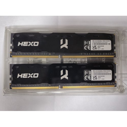 Уцінка озп GoodRAM DDR4 16GB (2x8GB) 3200Mhz Iridium X Black (IRK-HX32D464L16SA/16GDC_BULK) (Сліди використання, 870077) купити в Україні: Київ, Львів, Хмельницький, Тернопіль, Івано-Франківськ | Перевірка сумісності, низька ціна, відгуки, характеристики від TELEMART фото