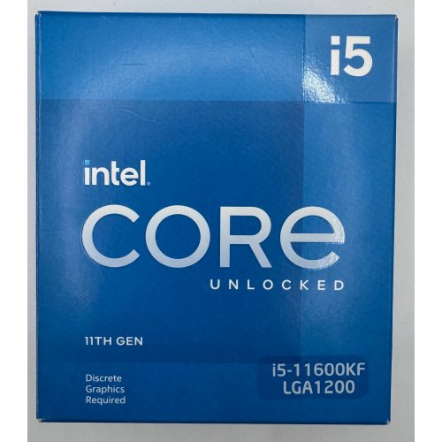 Процесор Intel Core i5-11600KF 3.9(4.9)GHz 12MB s1200 Box (BX8070811600KF) (Відновлено продавцем, 870079) купити в Україні: Київ, Львів, Хмельницький, Тернопіль, Івано-Франківськ | Перевірка сумісності, низька ціна, відгуки, характеристики від TELEMART фото