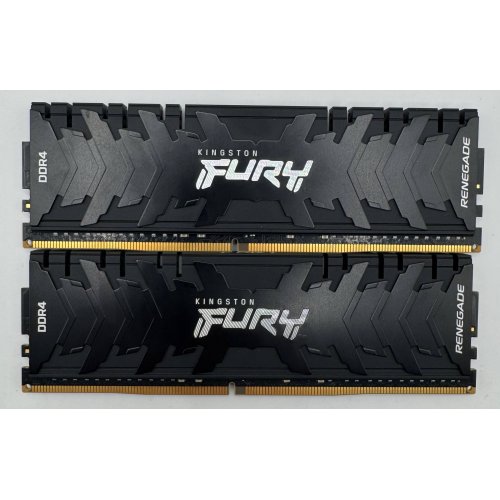 Озп Kingston DDR4 32GB (2x16GB) 4000Mhz FURY Renegade Black (KF440C19RB1K2/32) (Відновлено продавцем, 870080) купити в Україні: Київ, Львів, Хмельницький, Тернопіль, Івано-Франківськ | Перевірка сумісності, низька ціна, відгуки, характеристики від TELEMART фото