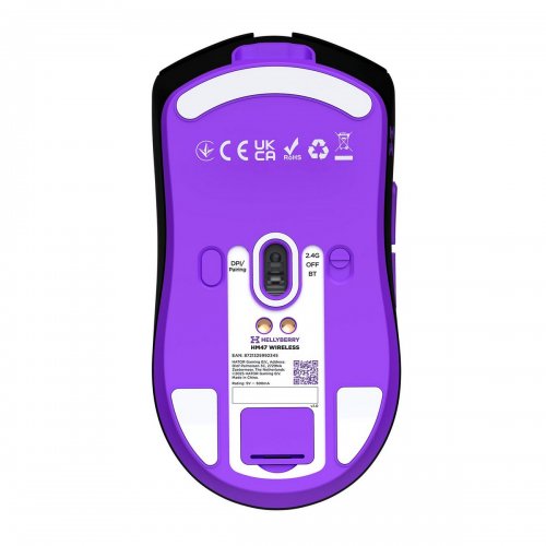 Миша HATOR Hellyberry HM47 Wireless (HM47_BLACK_VIOLET) Black/Violet купити в Україні: Київ, Львів, Хмельницький, Тернопіль, Івано-Франківськ | Низька ціна, відгуки, характеристики від TELEMART фото
