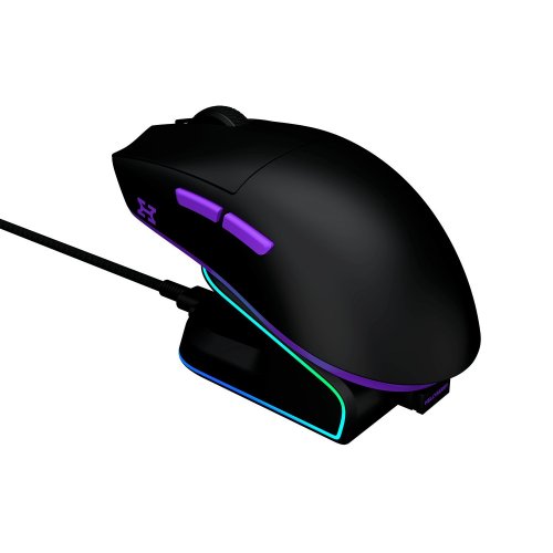 Миша HATOR Hellyberry HM47 Wireless (HM47_BLACK_VIOLET) Black/Violet купити в Україні: Київ, Львів, Хмельницький, Тернопіль, Івано-Франківськ | Низька ціна, відгуки, характеристики від TELEMART фото