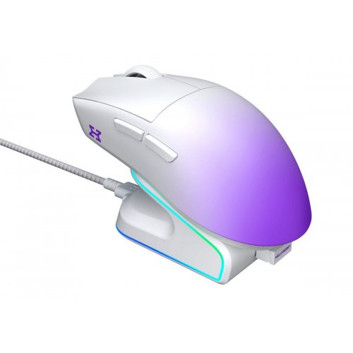 Миша HATOR Hellyberry HM47 Pro Wireless (HM47PRO_WHITE_VIOLET) White/Violet Gradient купити в Україні: Київ, Львів, Хмельницький, Тернопіль, Івано-Франківськ | Низька ціна, відгуки, характеристики від TELEMART фото