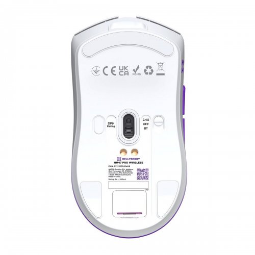 Миша HATOR Hellyberry HM47 Pro Wireless (HM47PRO_WHITE_VIOLET) White/Violet Gradient купити в Україні: Київ, Львів, Хмельницький, Тернопіль, Івано-Франківськ | Низька ціна, відгуки, характеристики від TELEMART фото