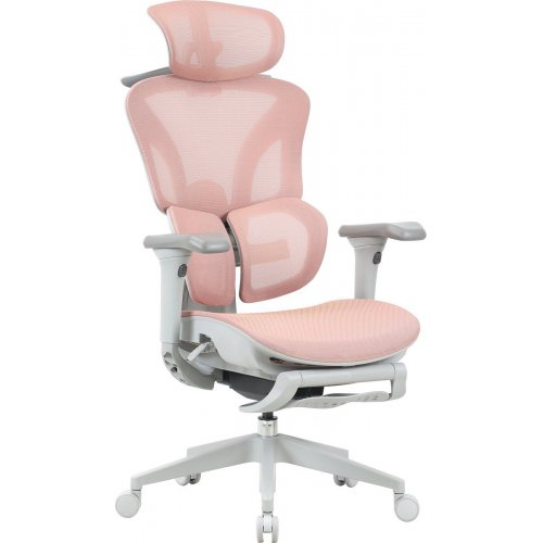 Офисное кресло OfficePro Elite OC950 Gray/Light Pink купить в Украине: Киев, Днепр, Харьков, Одесса  | Низкая цена, отзывы, характеристики от TELEMART фото
