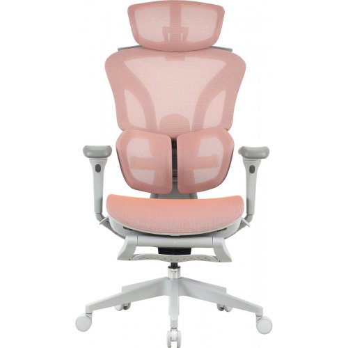 Офисное кресло OfficePro Elite OC950 Gray/Light Pink купить в Украине: Киев, Днепр, Харьков, Одесса  | Низкая цена, отзывы, характеристики от TELEMART фото