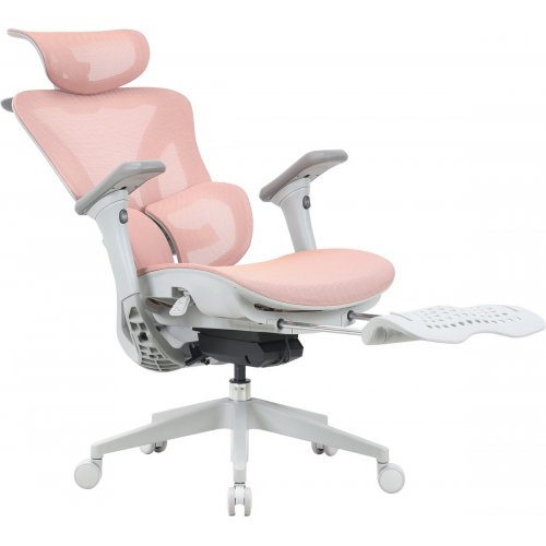 Офисное кресло OfficePro Elite OC950 Gray/Light Pink купить в Украине: Киев, Днепр, Харьков, Одесса  | Низкая цена, отзывы, характеристики от TELEMART фото