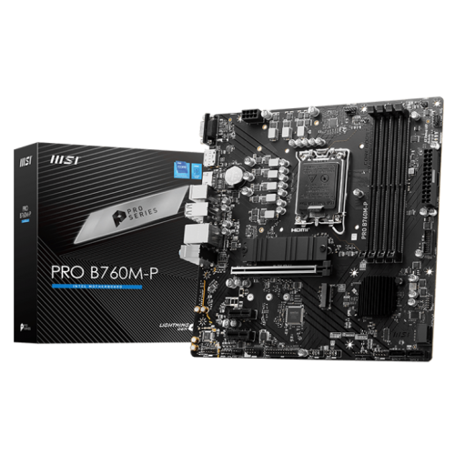 Материнська плата MSI PRO B760M-P (s1700, Intel B760) (Відновлено продавцем, 870121) купити в Україні: Київ, Львів, Хмельницький, Тернопіль, Івано-Франківськ | Перевірка сумісності, низька ціна, відгуки, характеристики від TELEMART фото