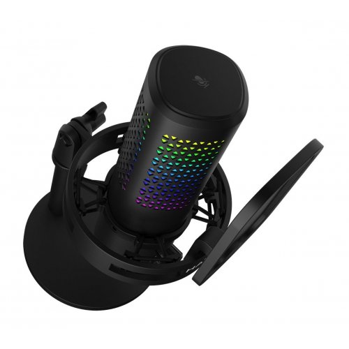 Мікрофон HATOR Dreamcast X RGB (ESS10) Black купити в Україні: Київ, Львів, Хмельницький, Тернопіль, Івано-Франківськ | Низька ціна, відгуки, характеристики від TELEMART фото