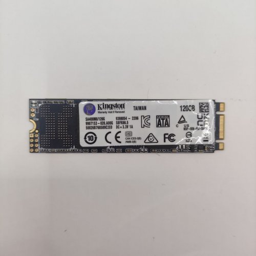 Ssd-диск Kingston A400 TLC 120GB M.2 (2280 SATA) (SA400M8/120G) (Восстановлено продавцом, 870137) купить в Украине: Киев, Днепр, Харьков, Одесса  | Проверка совместимости, низкая цена, отзывы, характеристики от TELEMART фото