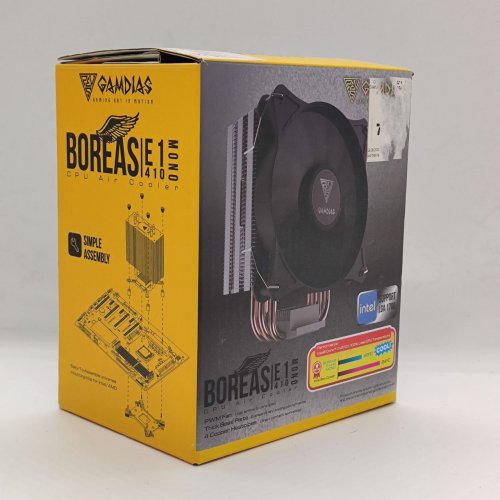 Кулер Gamdias Boreas E1-410 Mono (4712960137424) (Відновлено продавцем, 870162) купити в Україні: Київ, Львів, Хмельницький, Тернопіль, Івано-Франківськ | Перевірка сумісності, низька ціна, відгуки, характеристики від TELEMART фото
