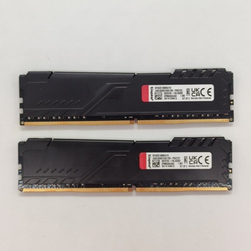 Озп Kingston DDR4 16GB (2x8GB) 3200Mhz FURY Beast Black (KF432C16BBK2/16) (Відновлено продавцем, 870163) купити в Україні: Київ, Львів, Хмельницький, Тернопіль, Івано-Франківськ | Перевірка сумісності, низька ціна, відгуки, характеристики від TELEMART фото