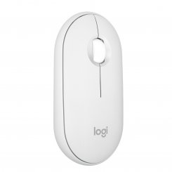 Уценка мышка Logitech Pebble Mouse 2 M350s Wireless (910-007013) White (Вскрытая упаковка, 870275) / 4000 DPI