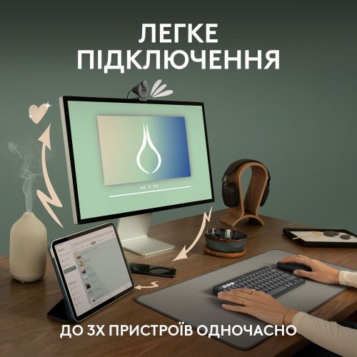 Уценка мышка Logitech Pebble Mouse 2 M350s Wireless (910-007013) White (Вскрытая упаковка, 870275) купить в Украине: Киев, Днепр, Харьков, Одесса  | Низкая цена, отзывы, характеристики от TELEMART фото