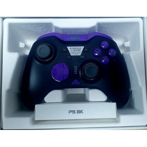 Уценка геймпад PXN P5 8K Wireless (6948052903723) Black/Purple (Следы использования, 870278) купить в Украине: Киев, Днепр, Харьков, Одесса  | Низкая цена, отзывы, характеристики от TELEMART фото
