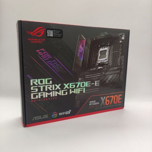 Материнская плата Asus ROG STRIX X670E-E GAMING WIFI (sAM5, X670) (Восстановлено продавцом, 870284) купить в Украине: Киев, Днепр, Харьков, Одесса  | Проверка совместимости, низкая цена, отзывы, характеристики от TELEMART фото