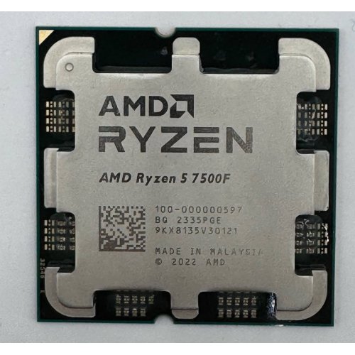 Процесор AMD Ryzen 5 7500F 3.7(5.0)GHz 32MB sAM5 Tray (100-000000597) (Відновлено продавцем, 870312) купити в Україні: Київ, Львів, Хмельницький, Тернопіль, Івано-Франківськ | Перевірка сумісності, низька ціна, відгуки, характеристики від TELEMART фото
