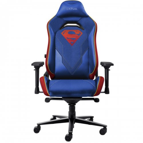 Игровое кресло Trust GXT 721SM Ruya Pro Superman Edition (25742) Blue купить в Украине: Киев, Днепр, Харьков, Одесса  | Низкая цена, отзывы, характеристики от TELEMART фото
