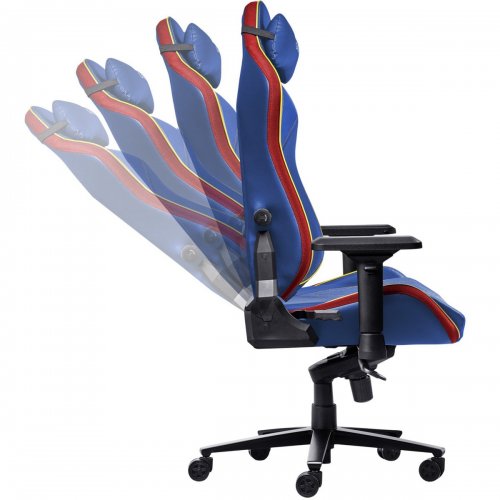 Игровое кресло Trust GXT 721SM Ruya Pro Superman Edition (25742) Blue купить в Украине: Киев, Днепр, Харьков, Одесса  | Низкая цена, отзывы, характеристики от TELEMART фото