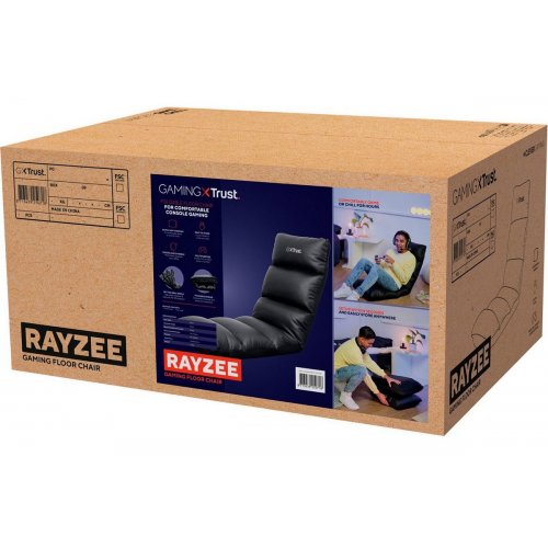 Напольное кресло Trust GXT 718 Rayzee (25071) Black купить в Украине: Киев, Днепр, Харьков, Одесса  | Низкая цена, отзывы, характеристики от TELEMART фото