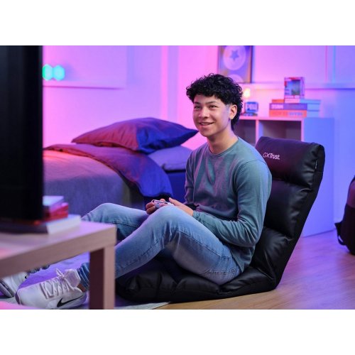 Напольное кресло Trust GXT 718 Rayzee (25071) Black купить в Украине: Киев, Днепр, Харьков, Одесса  | Низкая цена, отзывы, характеристики от TELEMART фото