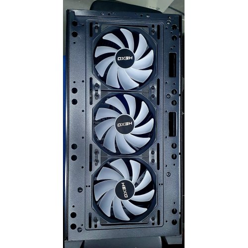 Уцінка корпус HEXO Gaming DUO без БЖ Black (вм'ятина на корпусі, зламане кріплення передній панелі, 870319) купити в Україні: Київ, Львів, Хмельницький, Тернопіль, Івано-Франківськ | Перевірка сумісності, низька ціна, відгуки, характеристики від TELEMART фото