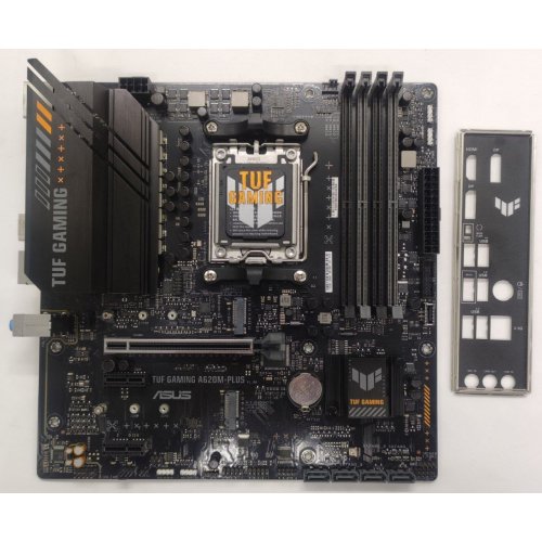Материнська плата Asus TUF GAMING A620M-PLUS (sAM5, AMD A620) (Відновлено продавцем, 870326) купити в Україні: Київ, Львів, Хмельницький, Тернопіль, Івано-Франківськ | Перевірка сумісності, низька ціна, відгуки, характеристики від TELEMART фото