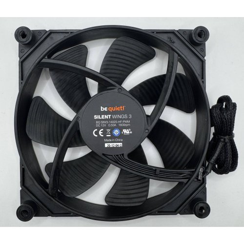 Кулер для корпуса Be Quiet! SilentWings 3 140mm PWM High-speed (BL071) (Відновлено продавцем, 870349) купити в Україні: Київ, Львів, Хмельницький, Тернопіль, Івано-Франківськ | Перевірка сумісності, низька ціна, відгуки, характеристики від TELEMART фото