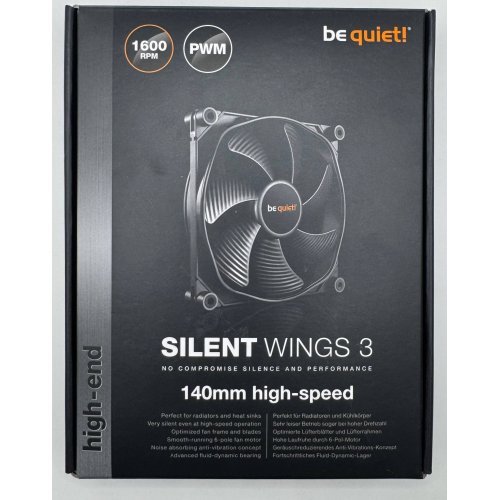 Кулер для корпуса Be Quiet! SilentWings 3 140mm PWM High-speed (BL071) (Відновлено продавцем, 870349) купити в Україні: Київ, Львів, Хмельницький, Тернопіль, Івано-Франківськ | Перевірка сумісності, низька ціна, відгуки, характеристики від TELEMART фото