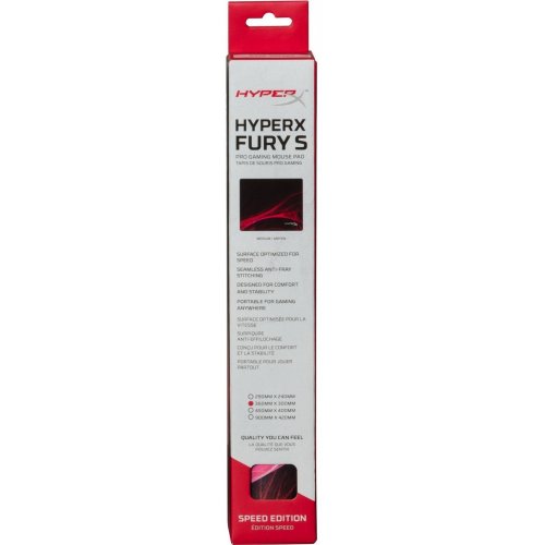 Photo HyperX FURY S Pro Gaming Mouse Pad Speed Edition M (HX-MPFS-S-M/4P5Q7AA) Black