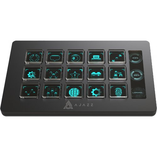 Контролер для стрімінга Ajazz AKP153E (AKP153E-B) Black купити в Україні: Київ, Львів, Хмельницький, Тернопіль, Івано-Франківськ | Низька ціна, відгуки, характеристики від TELEMART фото