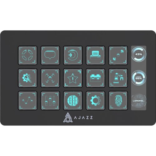 Контролер для стрімінга Ajazz AKP153E (AKP153E-B) Black купити в Україні: Київ, Львів, Хмельницький, Тернопіль, Івано-Франківськ | Низька ціна, відгуки, характеристики від TELEMART фото