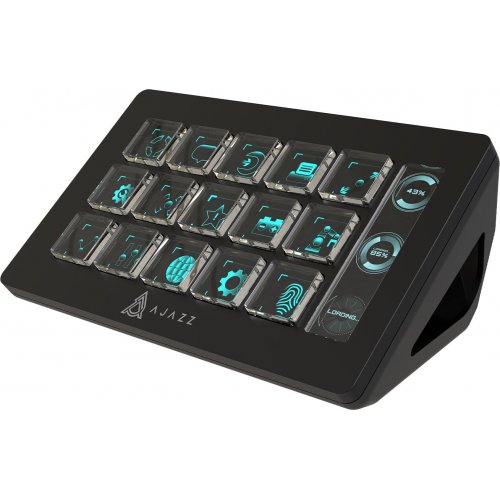 Контролер для стрімінга Ajazz AKP153E (AKP153E-B) Black купити в Україні: Київ, Львів, Хмельницький, Тернопіль, Івано-Франківськ | Низька ціна, відгуки, характеристики від TELEMART фото