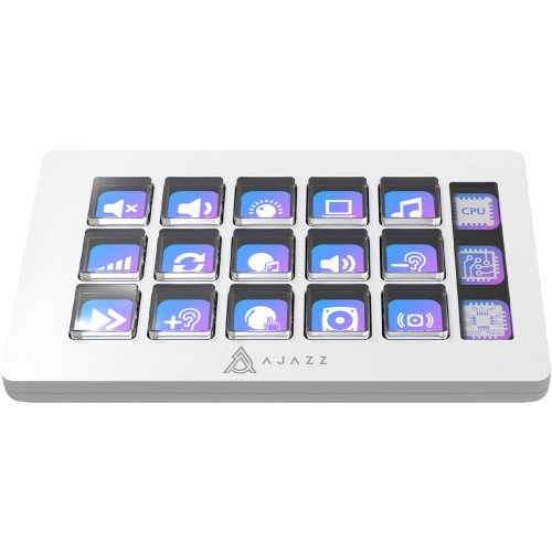 Контролер для стрімінга Ajazz AKP153E (AKP153E-W) White купити в Україні: Київ, Львів, Хмельницький, Тернопіль, Івано-Франківськ | Низька ціна, відгуки, характеристики від TELEMART фото