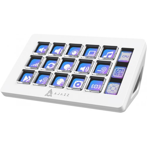 Контролер для стрімінга Ajazz AKP153E (AKP153E-W) White купити в Україні: Київ, Львів, Хмельницький, Тернопіль, Івано-Франківськ | Низька ціна, відгуки, характеристики від TELEMART фото