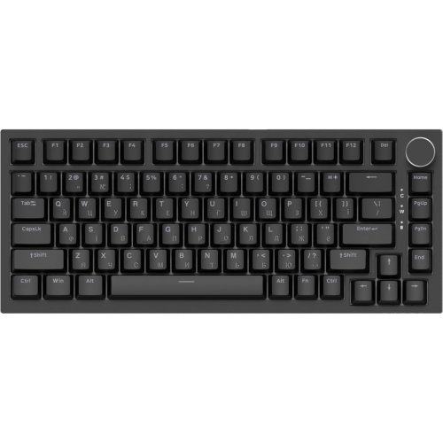 Клавиатура Ajazz AK820 Red Switch (AK820-R-B) Black купить в Украине: Киев, Днепр, Харьков, Одесса  | Низкая цена, отзывы, характеристики от TELEMART фото