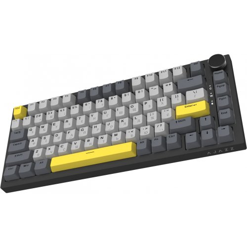 Клавиатура Ajazz AK820 RGB Sea Salt Switch (AK820-SS-BGY) Black купить в Украине: Киев, Днепр, Харьков, Одесса  | Низкая цена, отзывы, характеристики от TELEMART фото