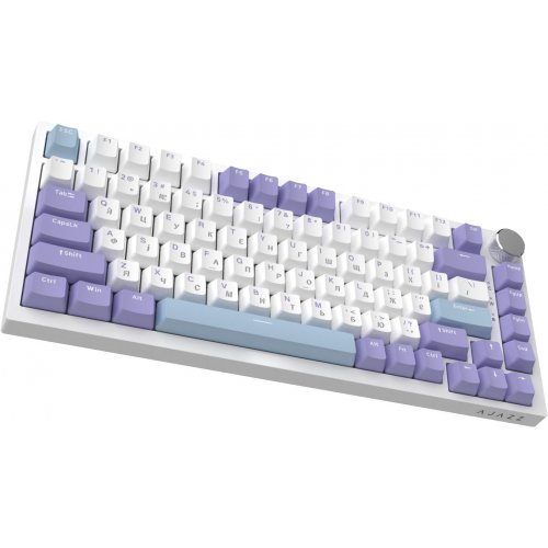 Клавиатура Ajazz AK820 RGB Sea Salt Switch (AK820-SS-PWB) White купить в Украине: Киев, Днепр, Харьков, Одесса  | Низкая цена, отзывы, характеристики от TELEMART фото