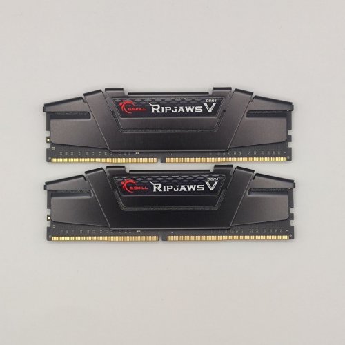 Озп G.Skill DDR4 32GB (2x16GB) 4400Mhz Ripjaws V (F4-4400C19D-32GVK) (Відновлено продавцем, 870397) купити в Україні: Київ, Львів, Хмельницький, Тернопіль, Івано-Франківськ | Перевірка сумісності, низька ціна, відгуки, характеристики від TELEMART фото