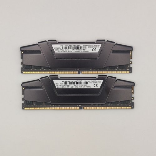 Озп G.Skill DDR4 32GB (2x16GB) 4400Mhz Ripjaws V (F4-4400C19D-32GVK) (Відновлено продавцем, 870397) купити в Україні: Київ, Львів, Хмельницький, Тернопіль, Івано-Франківськ | Перевірка сумісності, низька ціна, відгуки, характеристики від TELEMART фото