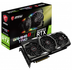 Фото Видеокарта MSI GeForce RTX 2080 Ti Gaming X TRIO 11264MB (RTX 2080 Ti GAMING X TRIO)