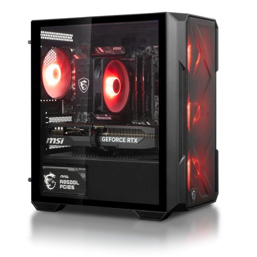 Комп'ютер Dragon Lucky Shadow Powered_by MSI (RTX5080+R7 7700) Black купити в Україні: Київ, Львів, Хмельницький, Тернопіль, Івано-Франківськ | Низька ціна, відгуки, характеристики від TELEMART фото