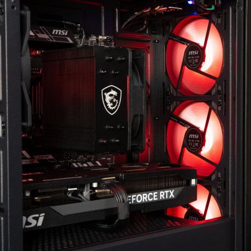 Комп'ютер Dragon Lucky Shadow Powered_by MSI (RTX5080+R7 7700) Black купити в Україні: Київ, Львів, Хмельницький, Тернопіль, Івано-Франківськ | Низька ціна, відгуки, характеристики від TELEMART фото