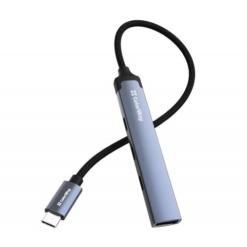 

ColorWay USB Type-C 4 in 1 (CW-HUB07) Dark Grey